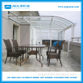 American style aluminum frame sun room for villa garden, lowes glass sunroom